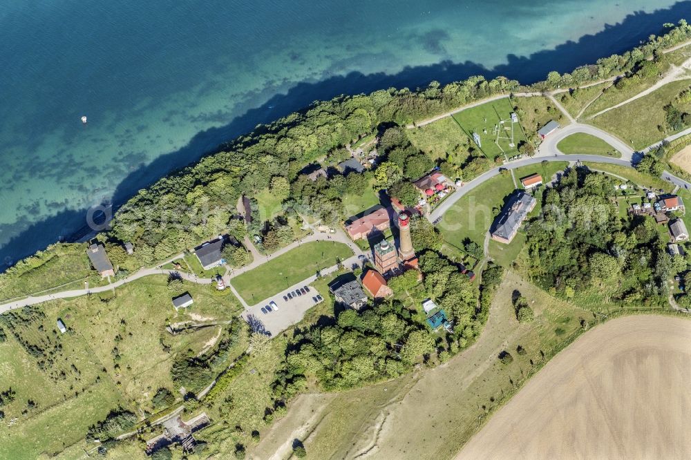 Putgarten from above - Light- towers at Kap Arkona near Putgarten on Ruegen Island in the state Mecklenburg - Western Pomerania