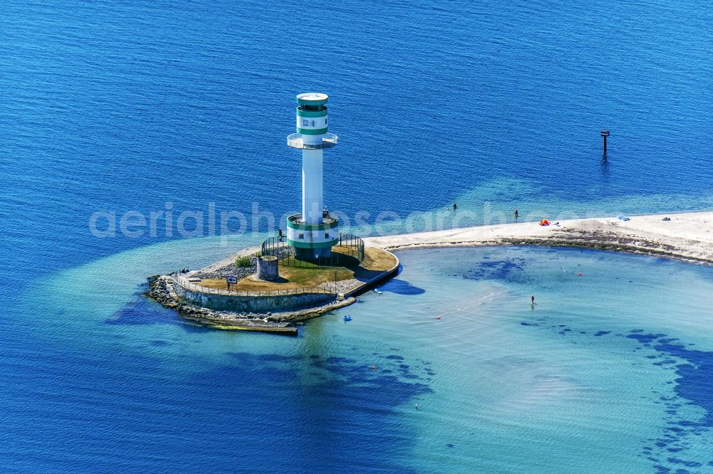 Kiel from the bird's eye view: Lighthouse Friedrichsort in Kiel in Schleswig-Holstein