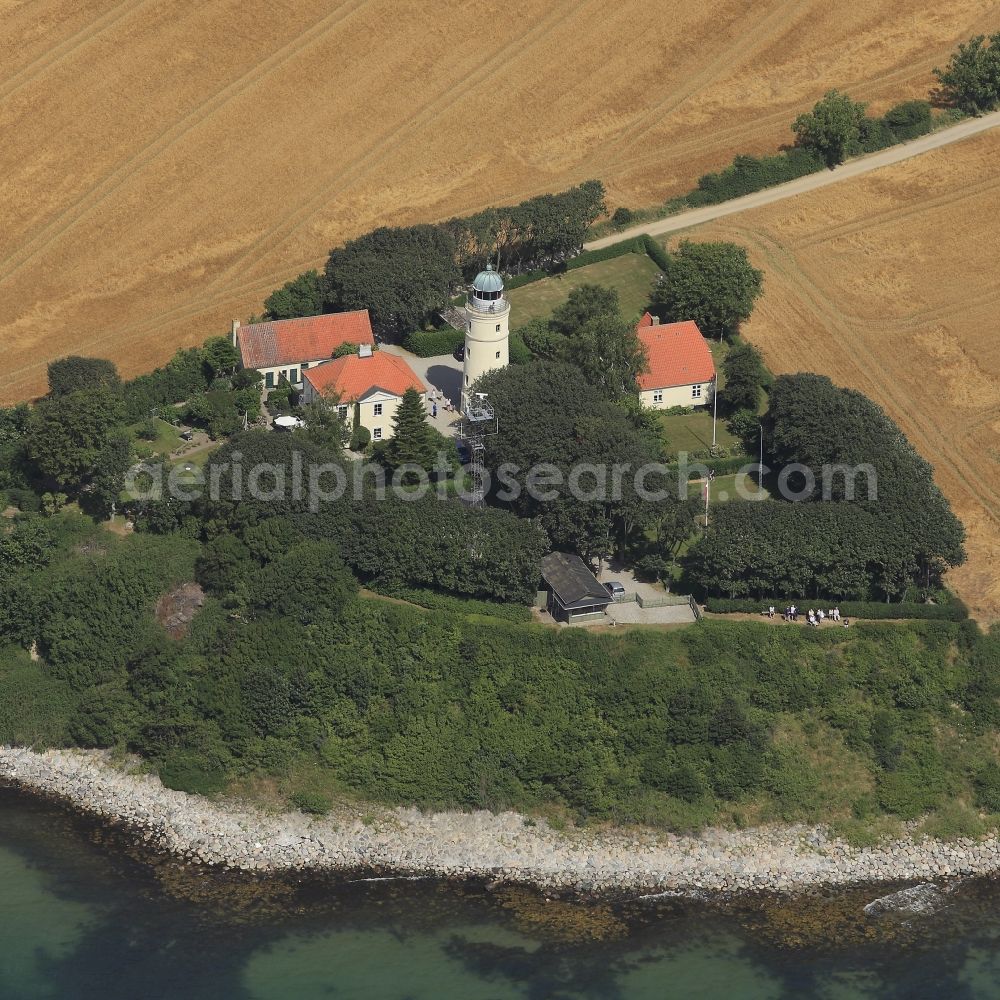 Aerial image Sydals - Lighthouse Kegnaes in Sydals in Denmark