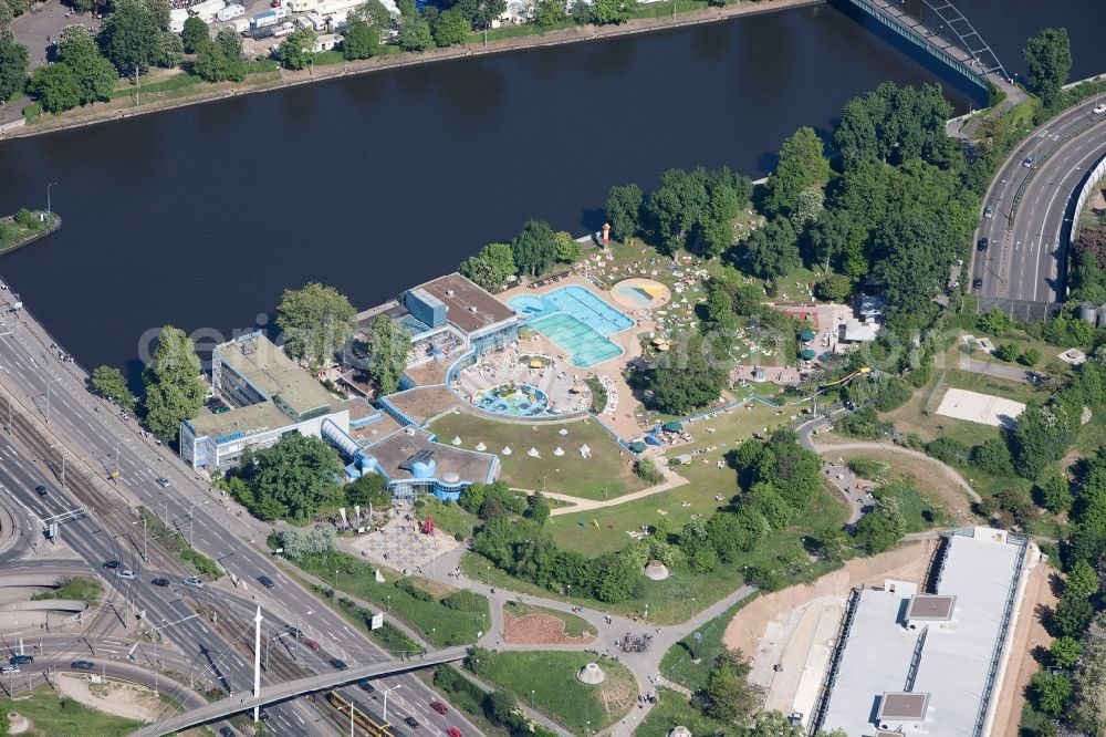 Aerial image Stuttgart - Leuze mineral baths in Stuttgart in Baden-Wuerttemberg