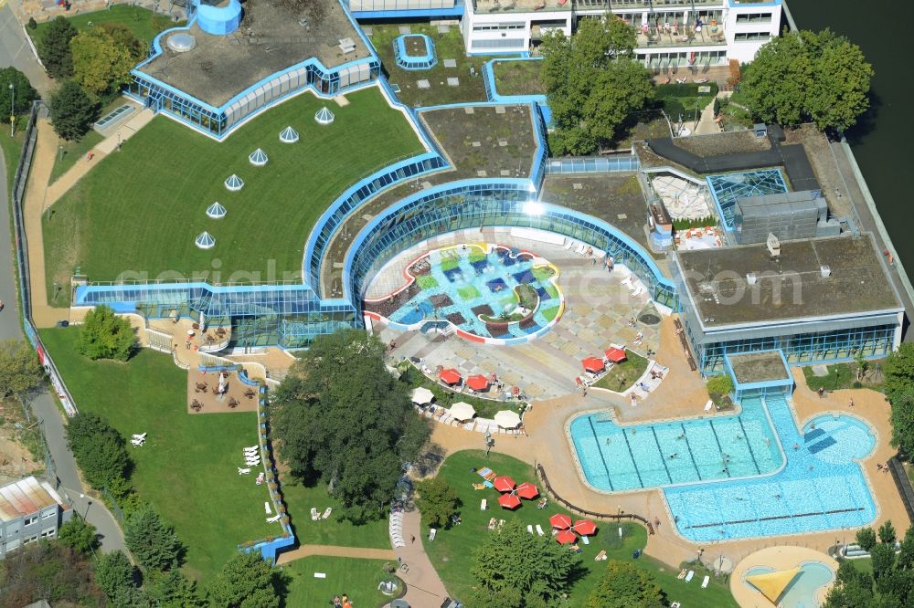 Aerial photograph Stuttgart - Leuze mineral baths in Stuttgart in Baden-Wuerttemberg