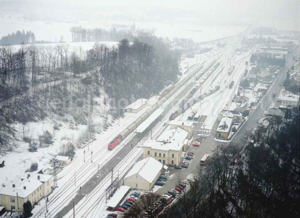  from above - LIDL - Logistikzug auf der Strecke Lambach - Villach in Österreich.