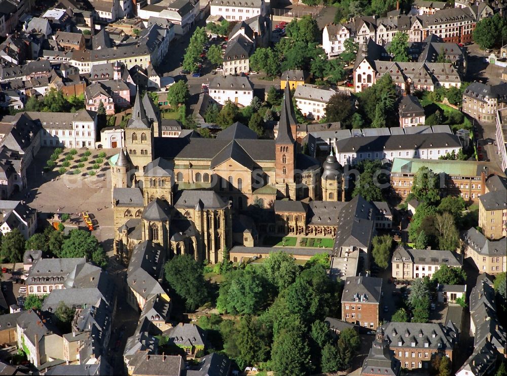 Trier from above - Church of Our Lady, and Cathedral of Trier in Rhineland-Palatinate