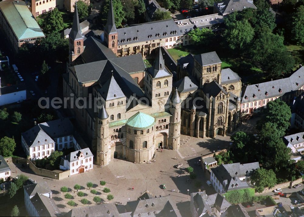 Aerial image Trier - Church of Our Lady, and Cathedral of Trier in Rhineland-Palatinate