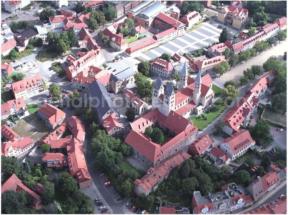 Halberstadt from the bird's eye view: 22.07.2004, Blick auf die Liebfrauenkirche in Halberstadt