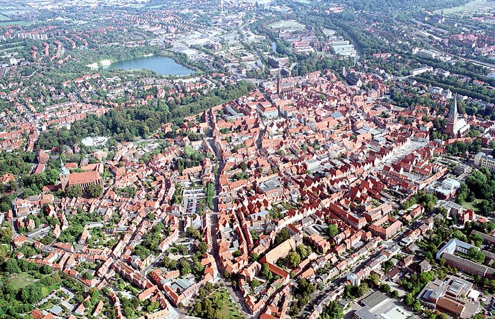 Lüneburg / Niedersachsen from above - 