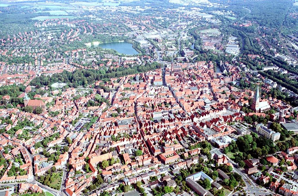 Aerial photograph Lüneburg / Niedersachsen - 