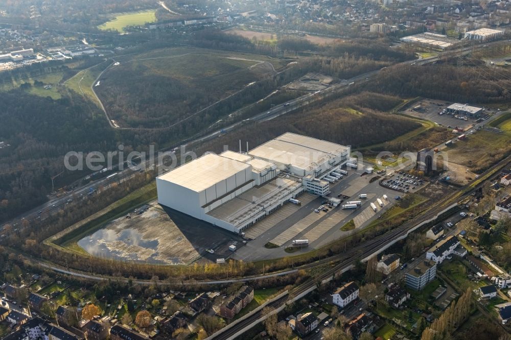 Aerial image Herne - Building complex on the site of the logistics center of NORDFROST GmbH & Co. KG Am Malakowturm in Herne in the state North Rhine-Westphalia, Germany