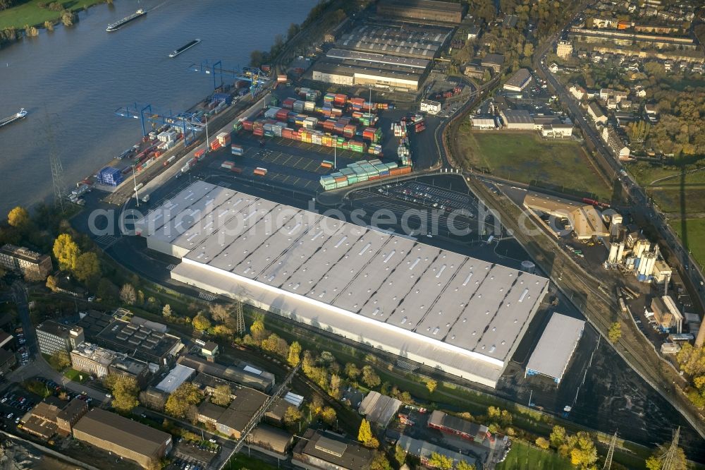 Aerial photograph Duisburg - Logport II of Audi's logistics center in Duisburg in the Ruhr area in North Rhine-Westphalia