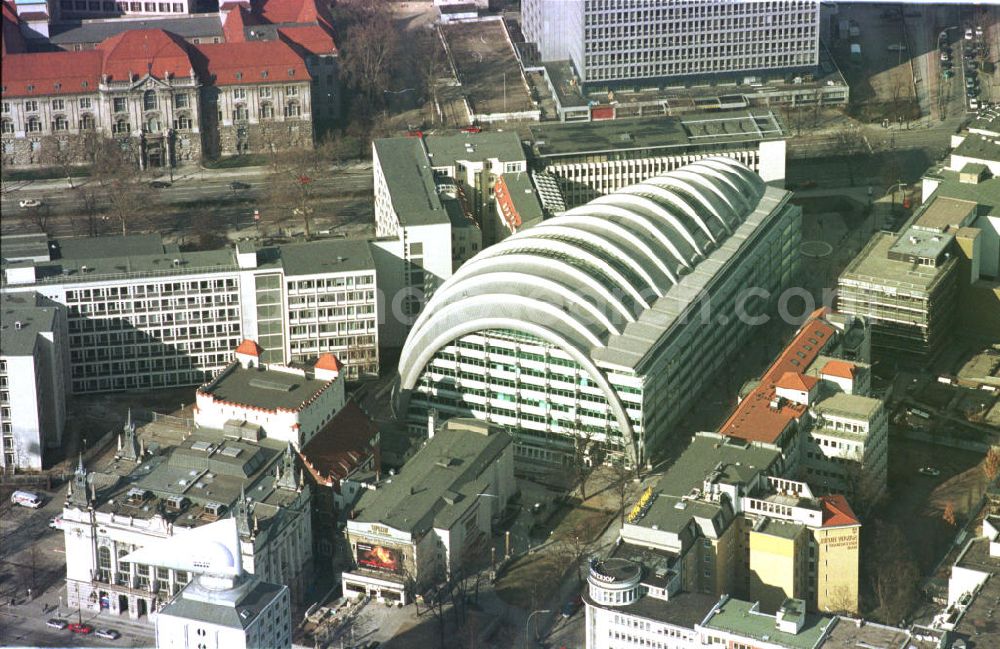 Aerial image Berlin - Charlottenburg - Ludwig-Erhard-Haus der IHK an der Kantstraße in Berlin - Charlottenburg.