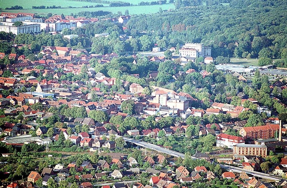 Ludwigslust / Mecklenburg Vorpommern from above - 