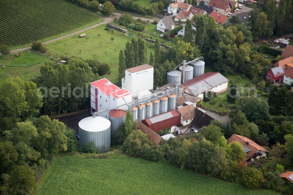 Billigheim-Ingenheim from above - Ludwigs mill in the district Ingenheim in Billigheim-Ingenheim in the state Rhineland-Palatinate