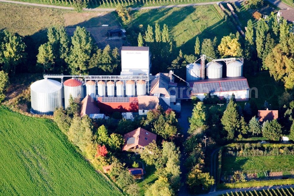 Billigheim-Ingenheim from the bird's eye view: Ludwigs mill in the district Ingenheim in Billigheim-Ingenheim in the state Rhineland-Palatinate