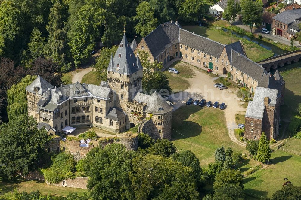 Grevenbroich from above - Aerial view of Castle Hülchrath in Grevenbroich in North Rhine-Westphalia