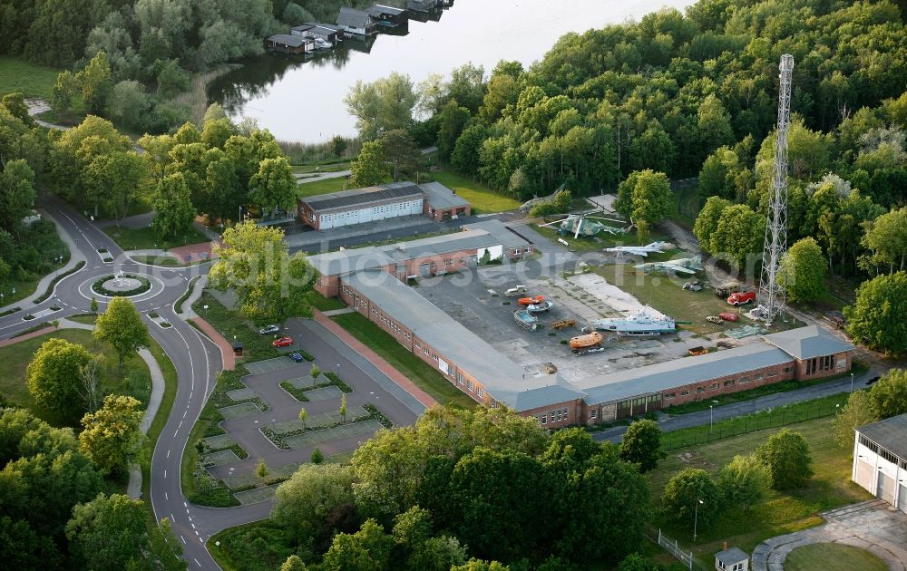 Rechlin from the bird's eye view: Aviation Museum in Rechlin in Mecklenburg-Vorpommern