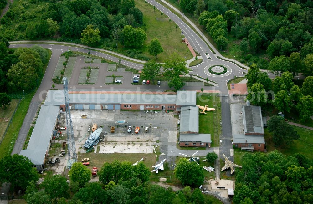 Aerial photograph Rechlin - View of the Luftfahrttechnische Museum Rechlin in the state of Mecklenburg-West Pomerania