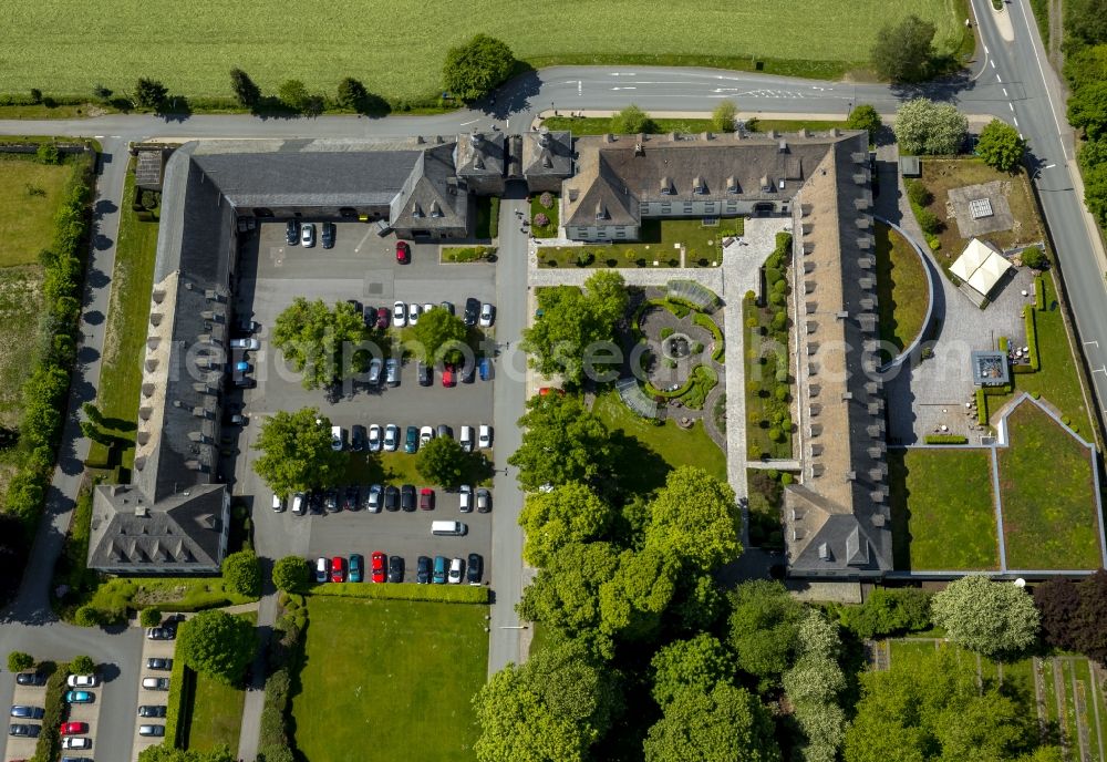 Schmallenberg from above - Lung clinic in Kloster County Sisters of Mercy in Schmallenberg in the Sauerland district in North Rhine-Westphalia