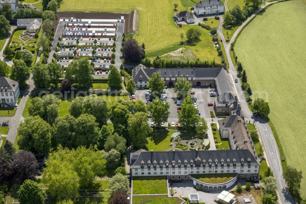 Schmallenberg from above - Lung clinic in Kloster County Sisters of Mercy in Schmallenberg in the Sauerland district in North Rhine-Westphalia