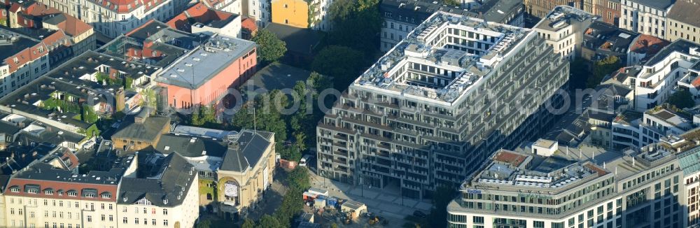 Berlin Mitte from above - View of the apartment new construction for the project property yoo berlin in Berlin Mitte