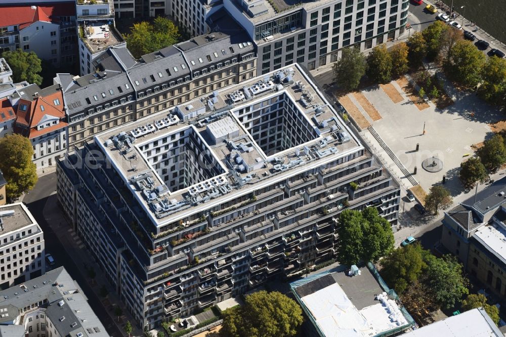 Aerial image Berlin - View of the apartment for the project property yoo berlin in Berlin Mitte