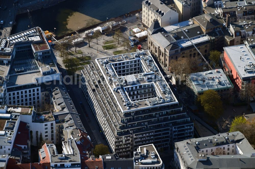 Aerial image Berlin - View of the apartment for the project property yoo berlin in Berlin Mitte