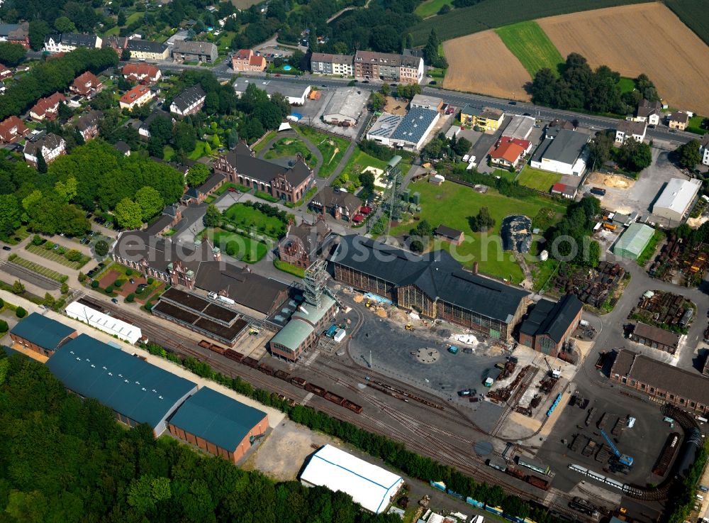 Dortmund from the bird's eye view: View at the to LWL Landschaftsverband Westfalen-Lippe Industrial Museum Westphalian State Museum of Industry Zollern Colliery in the district Bövinghausen in Dortmund in the federal state North Rhine-Westphalia . The Castle of work called former coal manhole facility is one of the most extraordinary evidence of the industrial past in Germany