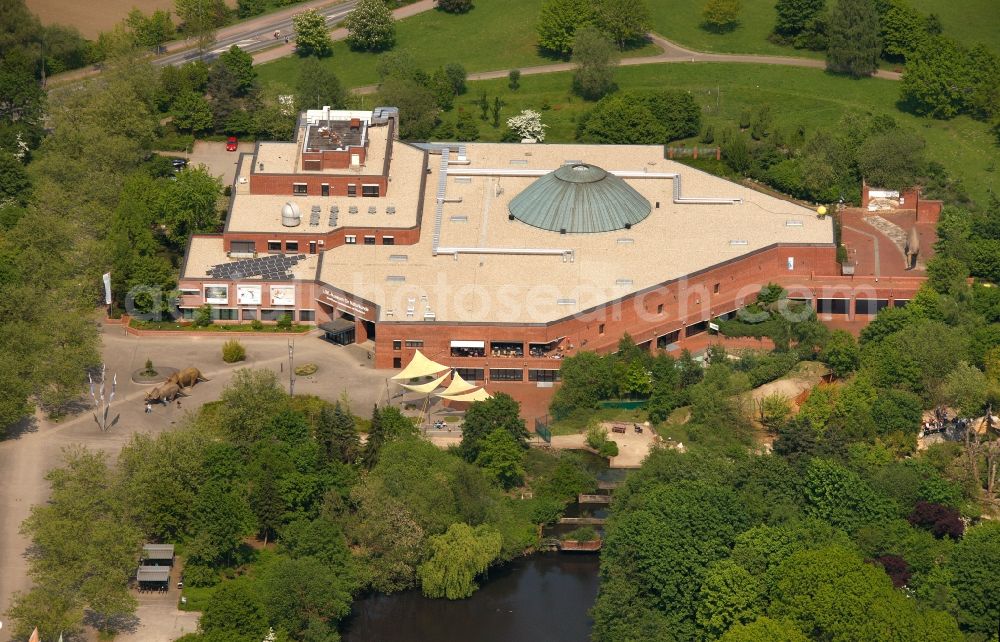 Münster from above - View of the Westfaelische Museum fuer Naturkunde in Muenster in the state of North Rhine-Westphalia