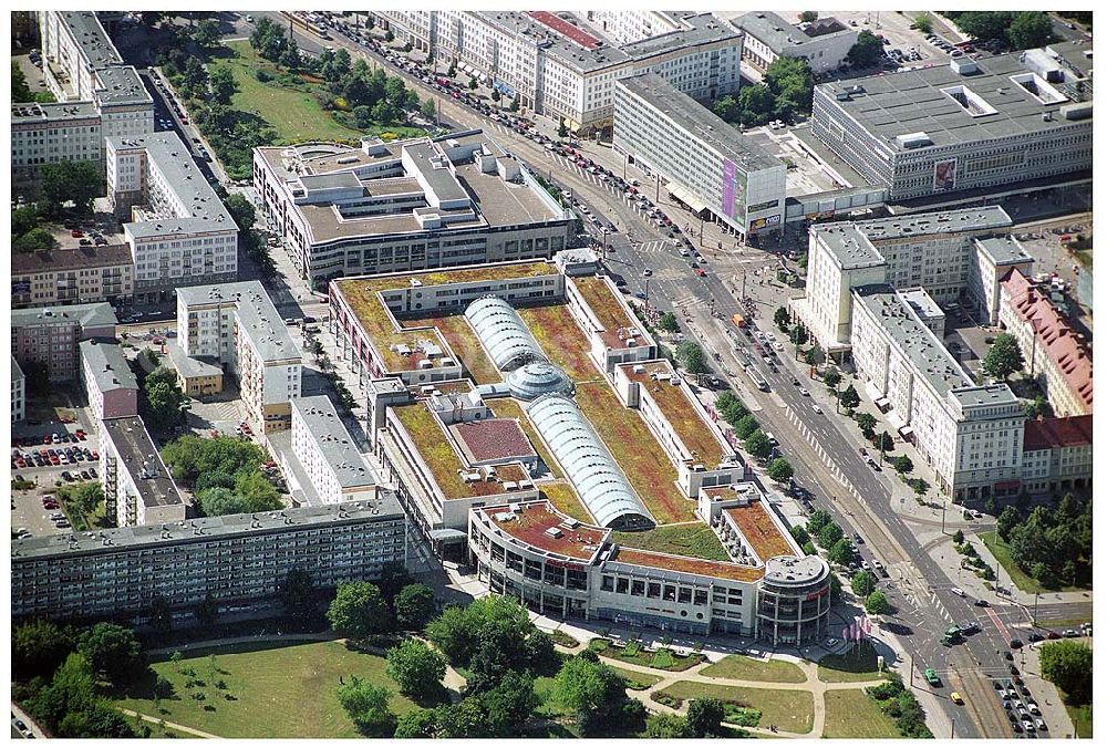 Aerial photograph Magdeburg - 06.07.04 Magdeburg, Allee Center, Ulrichshaus