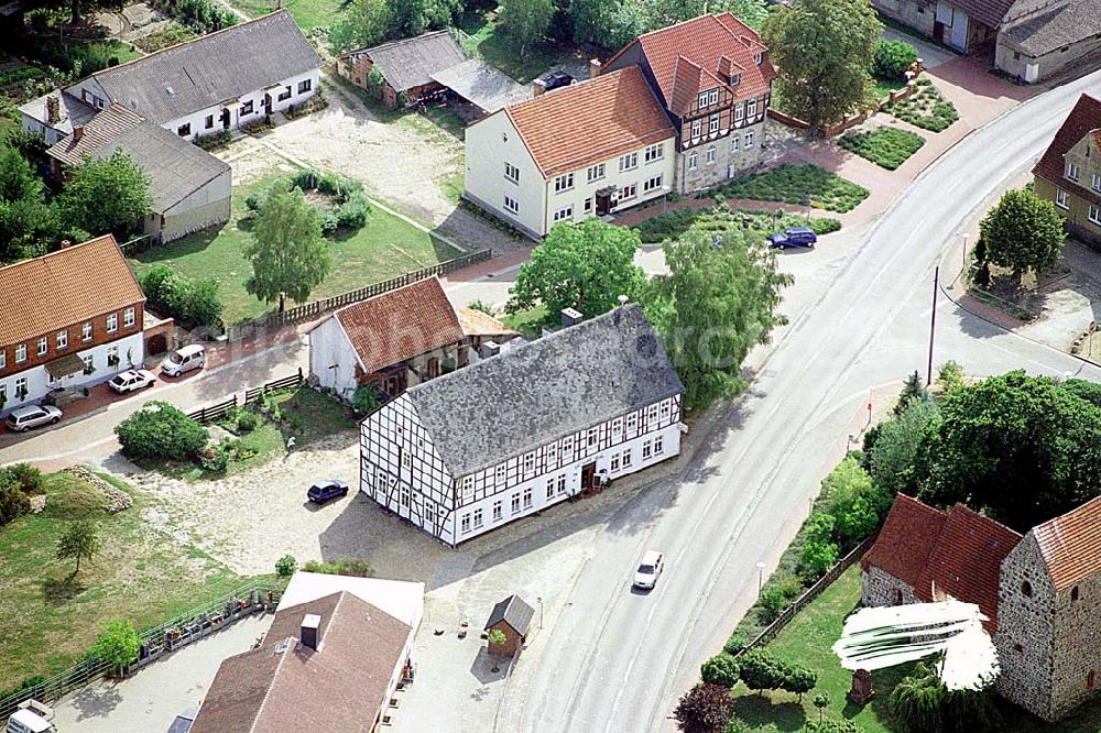 Aerial photograph Mahlsdorf / Sachsen-Anhalt - 