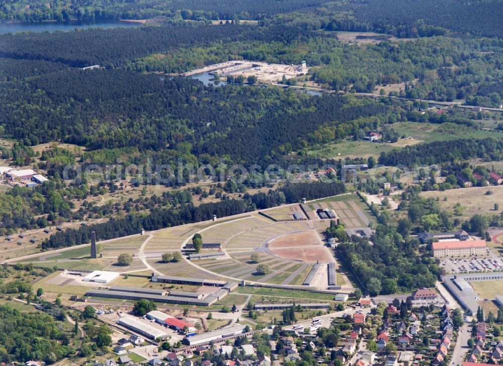 Aerial photograph Sachsenhausen - Memorial Sachsenhausen - Oranienburg in Brandenburg