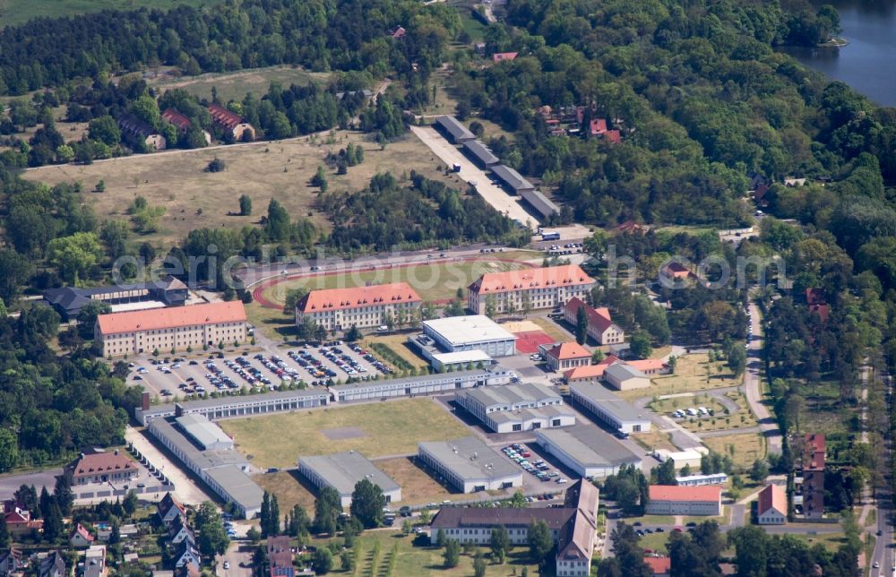 Sachsenhausen from above - Memorial Sachsenhausen - Oranienburg in Brandenburg