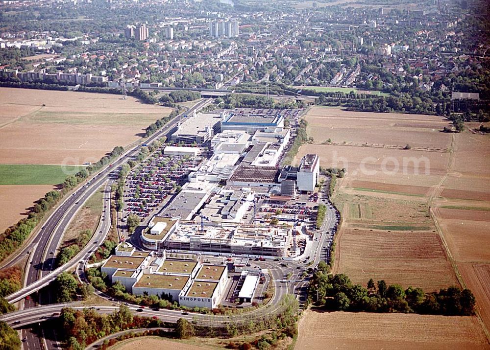 Sulzbach / Hessen from above - Sulzbach / Hessen Main-Taunus-Zentrum der ECE Projektmanagement GmbH in 65843 Sulzbach/ Taunus am Eschborner Dreieck nördlich von Frankfurt/ M. 20.09.03