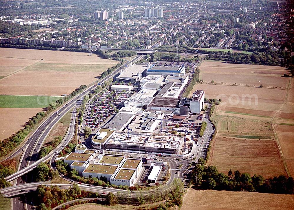 Sulzbach / Hessen from the bird's eye view: Sulzbach / Hessen Main-Taunus-Zentrum der ECE Projektmanagement GmbH in 65843 Sulzbach/ Taunus am Eschborner Dreieck nördlich von Frankfurt/ M. 20.09.03