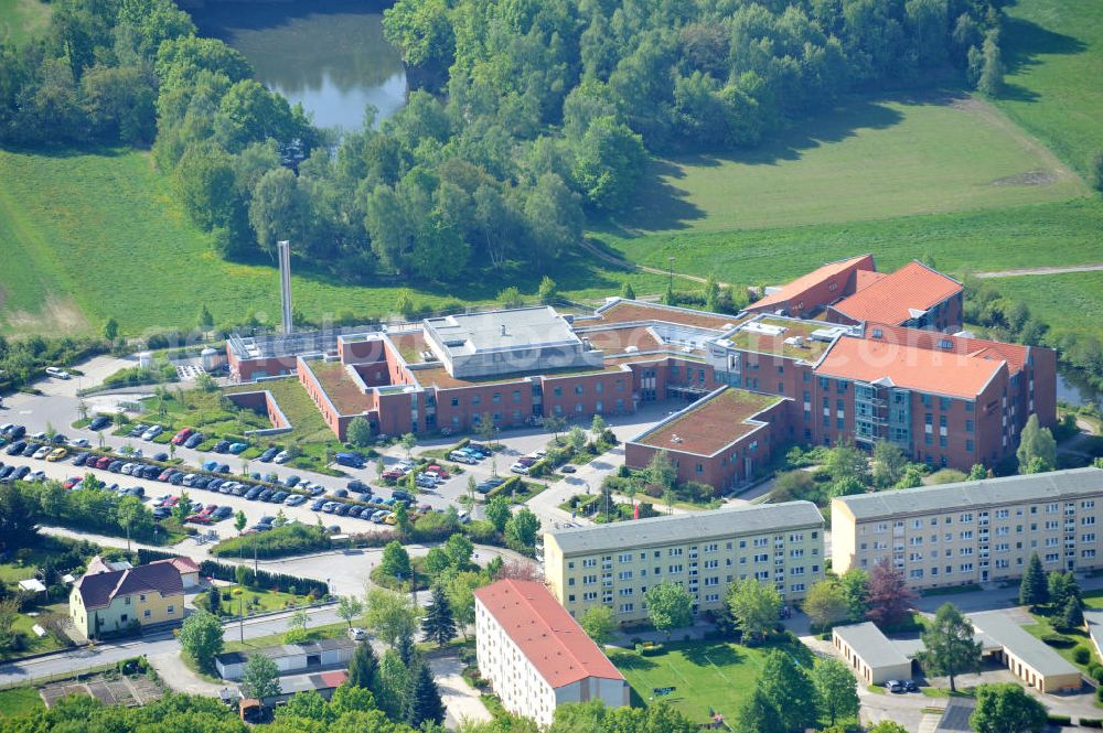 Kamenz from above - 05/06/2011 Kamenz view of the Malteser Hospital St. Johanne Kamenz in Saxony