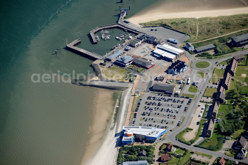 Aerial image List - Gosch- Marina - harbour area on the shore of North Sea in List in the state Schleswig-Holstein