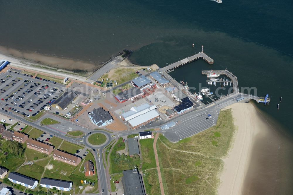 Aerial image List - Gosch- Marina - harbour area on the shore of North Sea in List in the state Schleswig-Holstein