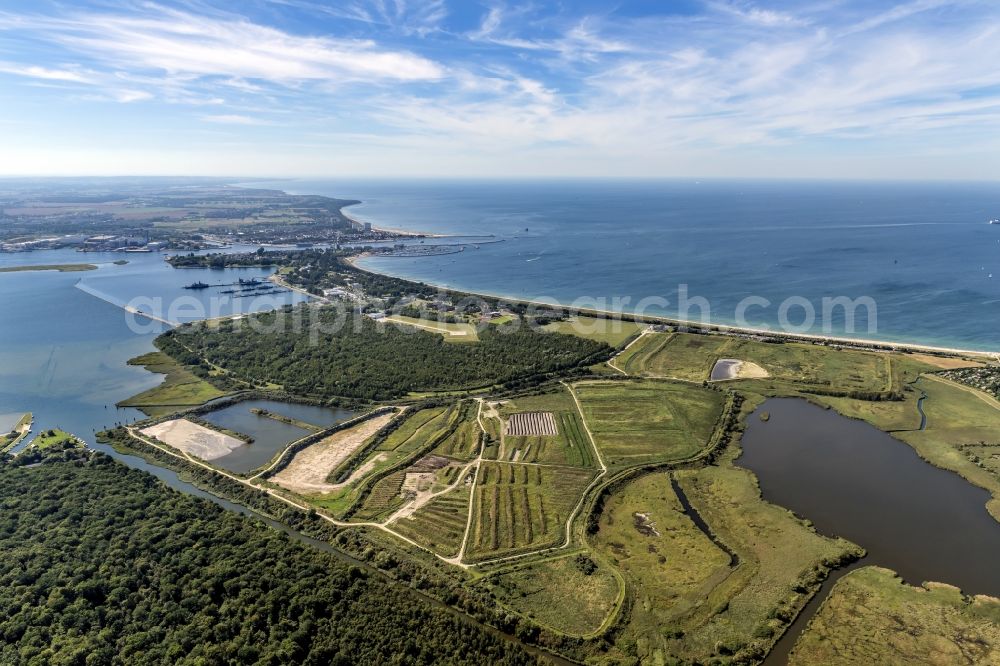 Rostock from above - Markgrafenheide in Rostock in the state Mecklenburg - Western Pomerania, Germany