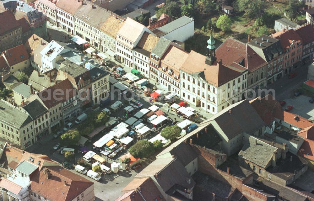 Aerial photograph Radeberg - Marktplatz Radeberg