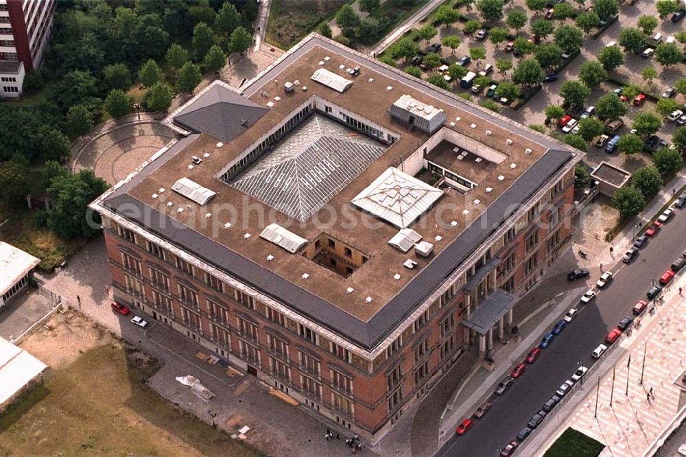 Aerial photograph Berlin - Kreuzberg - Martin-Gropius-Bau