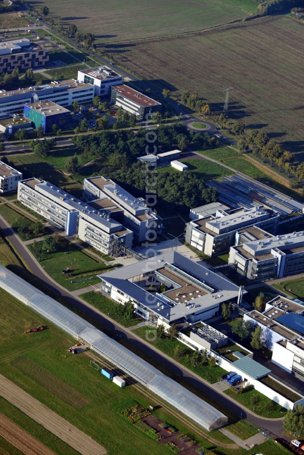 Aerial photograph Potsdam - View of Max Planck Institutes in Potsdam in Brandenburg