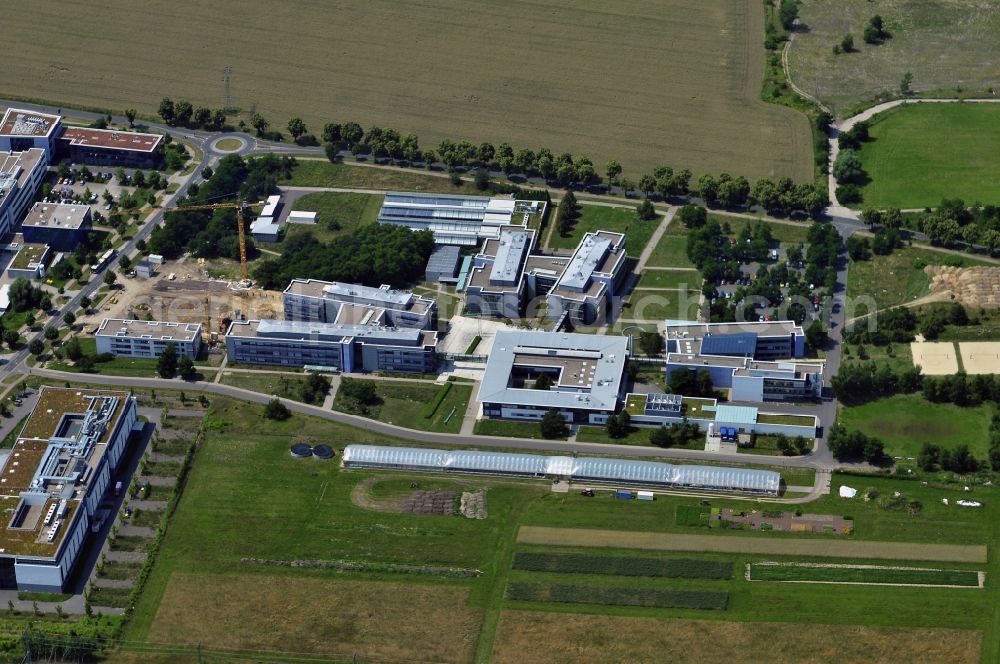 Potsdam Golm from the bird's eye view: View of Max Planck Institutes in Potsdam in Brandenburg