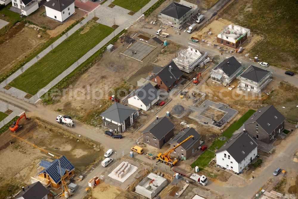 Aerial photograph Recklinghausen OT Hillerheide - View of the Maybacher Heide in the district of Hillerheide in Recklinghausen in the state of North Rhine-Westphalia