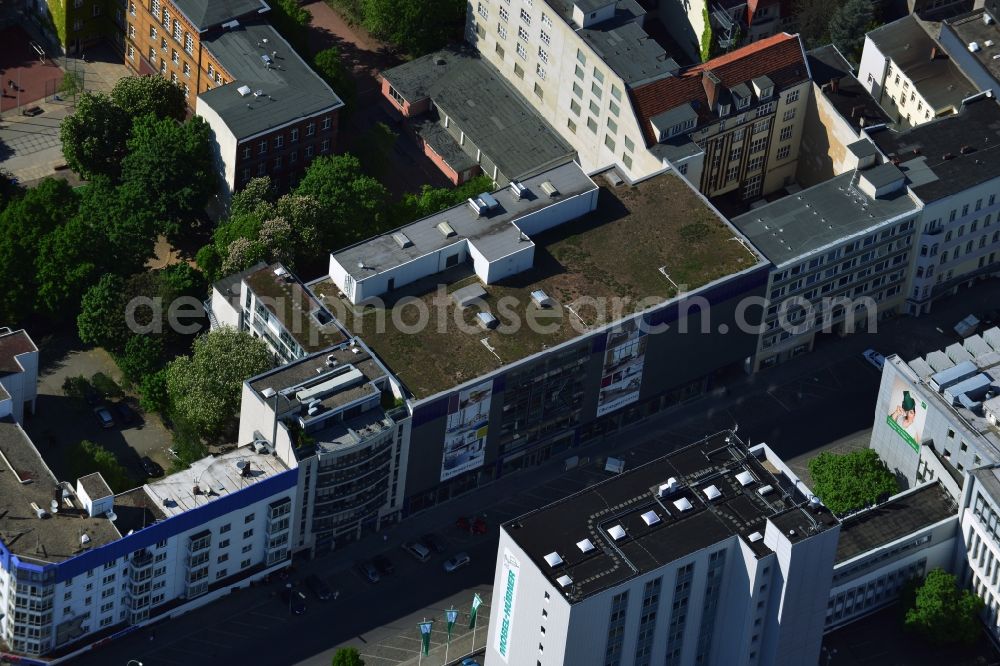 Aerial photograph Berlin - In Genthiner street in the Tiergarten district of Berlin, the Furniture and Furnishing Krieger has his principal place of business. Furniture Krieger furniture to brand manufacturers