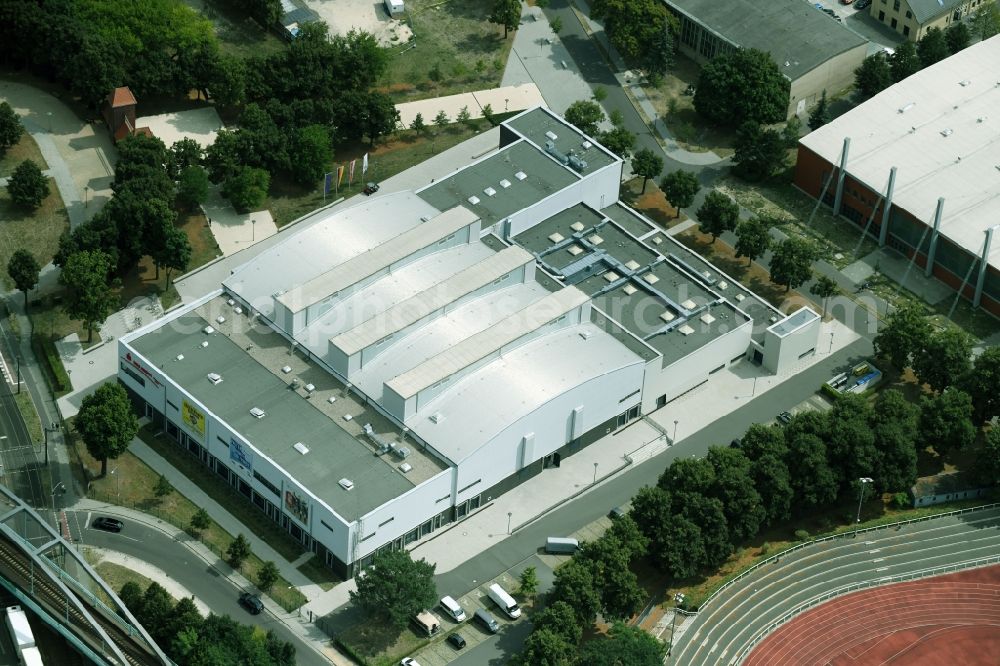 Potsdam from above - MBS Arena in Potsdam in the state Brandenburg