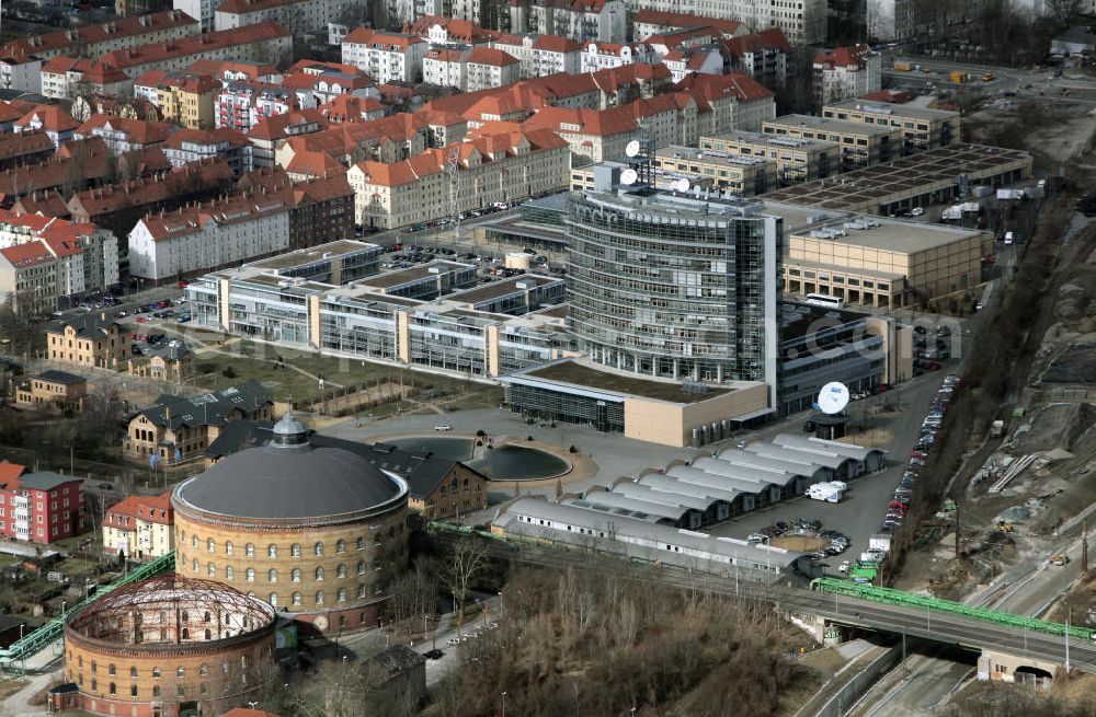 Aerial image Leipzig - Stadtansicht Innenstadt Leipzig an der Nikolaikirche am Neuen Theater. City View at the city of Leipzig Nikolai Church at the New Theatre.