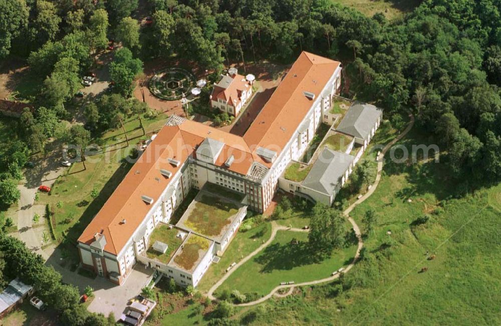 Hoppegarten / Kreis Neuenhagen / Brandenburg from above - Median-Klinik in Hoppegarten / Brandenburg