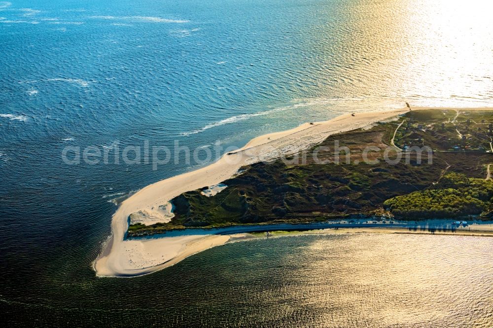 Aerial image Hörnum (Sylt) - Townscape on the seacoast in Hoernum (Sylt) on Island Sylt in the state Schleswig-Holstein, Germany