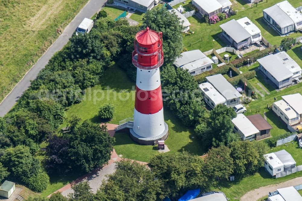 Aerial photograph Pommerby - Townscape on the seacoast of Baltic Sea in Falshoeft in the state Schleswig-Holstein