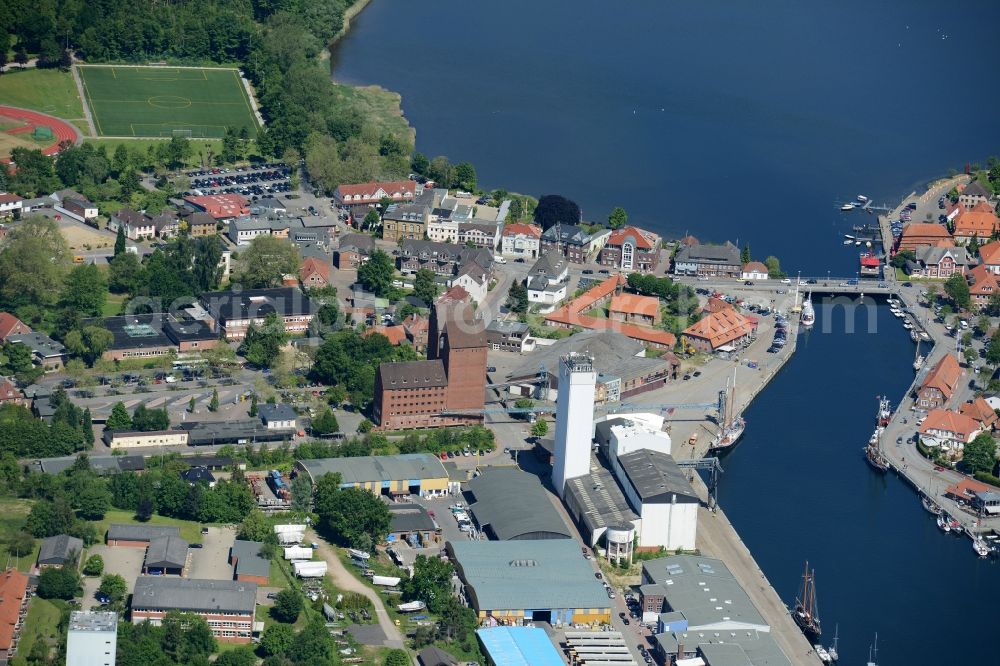 Aerial image Neustadt in Holstein - Townscape on the seacoast of Baltic Sea in Neustadt in Holstein in the state Schleswig-Holstein