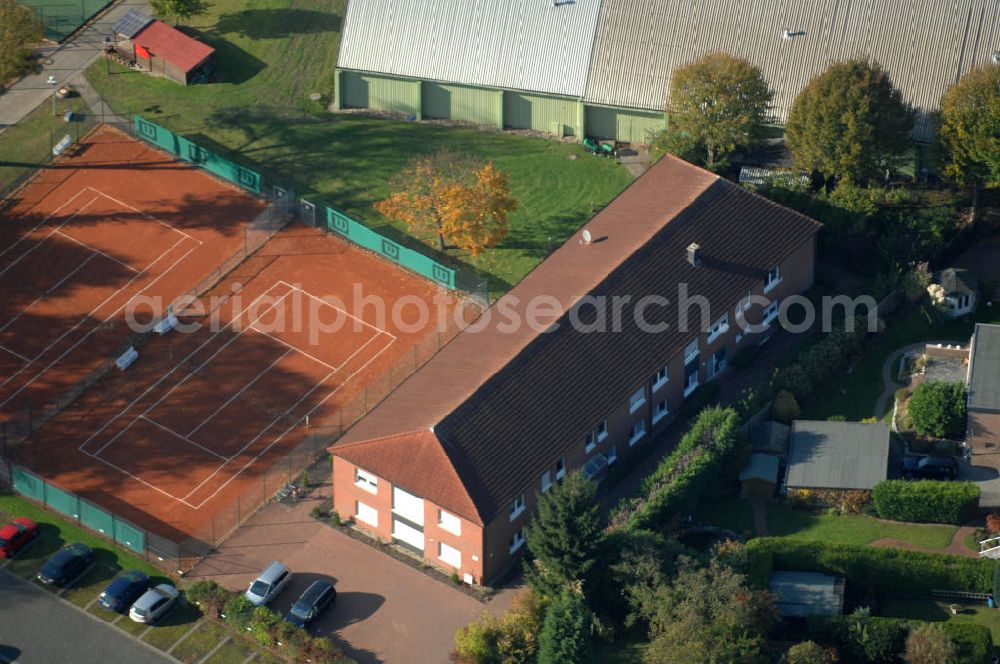 Kamen from above - Mehrfamilien-Wohnhaus am Sportplatz an der Westicker Strasse 39 in 59174 Kamen - ein Projekt der Unternehmensgruppe Markus Gerold.